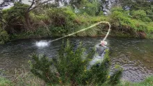 Video thumb for Sight Fishing big trout in Tiny Creek!